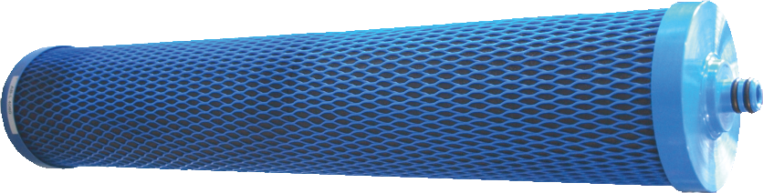 1µ Kohlefilter, für Reiser Untertisch Filtergehäuse, 14mm Nippel, 20 Zoll